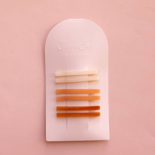 Acetate Bobby Pins | Honey